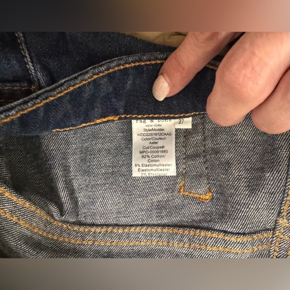 Rag & Bone Dre Low-Rise Short in Aster - Picture 5 of 5